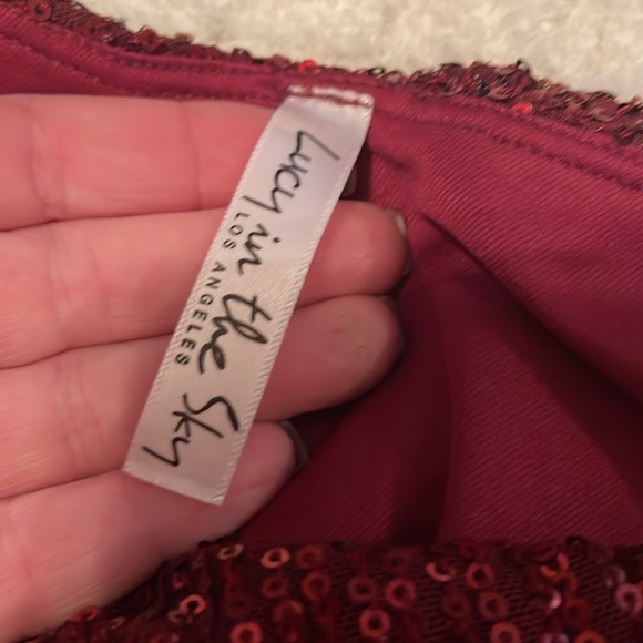 Lucy in the sky off the shoulder dress - Picture 2 of 4